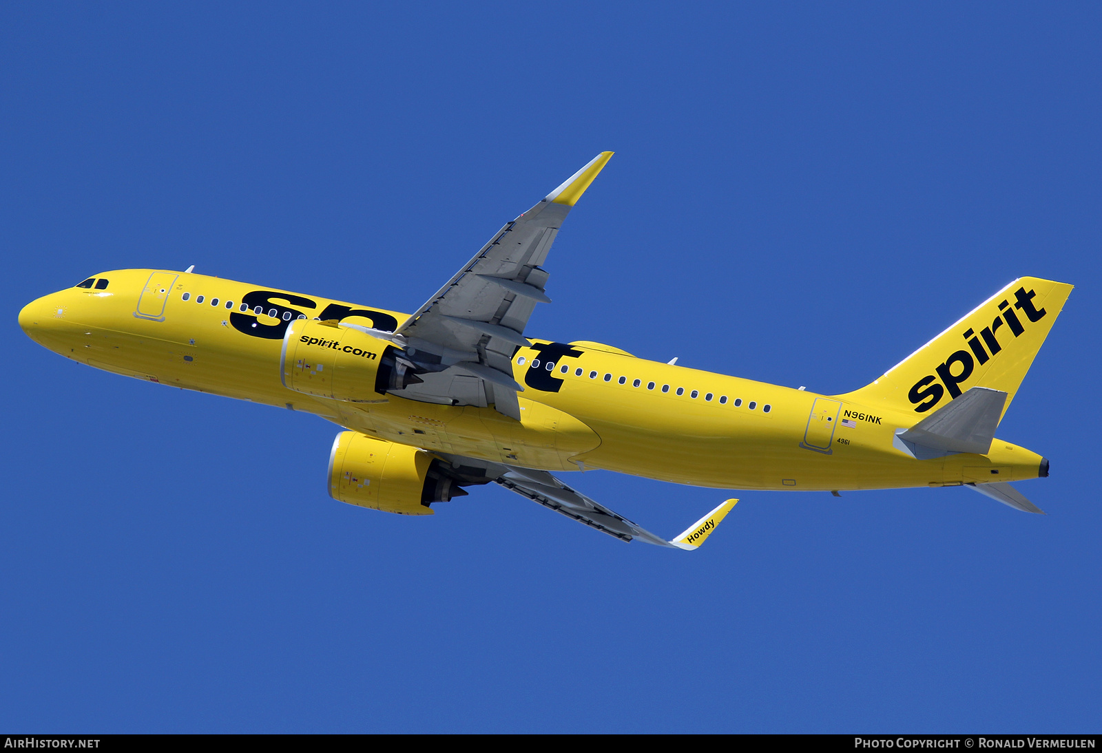 Aircraft Photo of N961NK | Airbus A320-271N | Spirit Airlines | AirHistory.net #755952