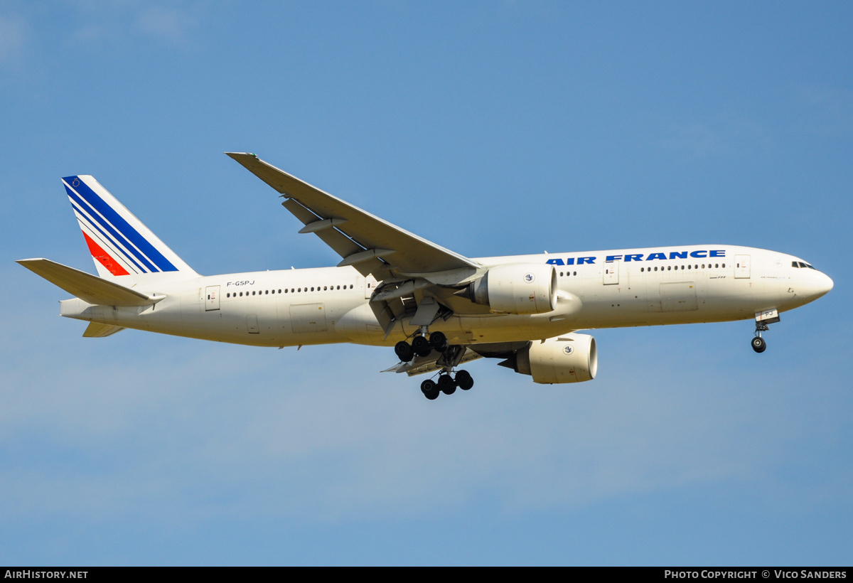 Aircraft Photo of F-GSPJ | Boeing 777-228/ER | Air France | AirHistory.net #755963