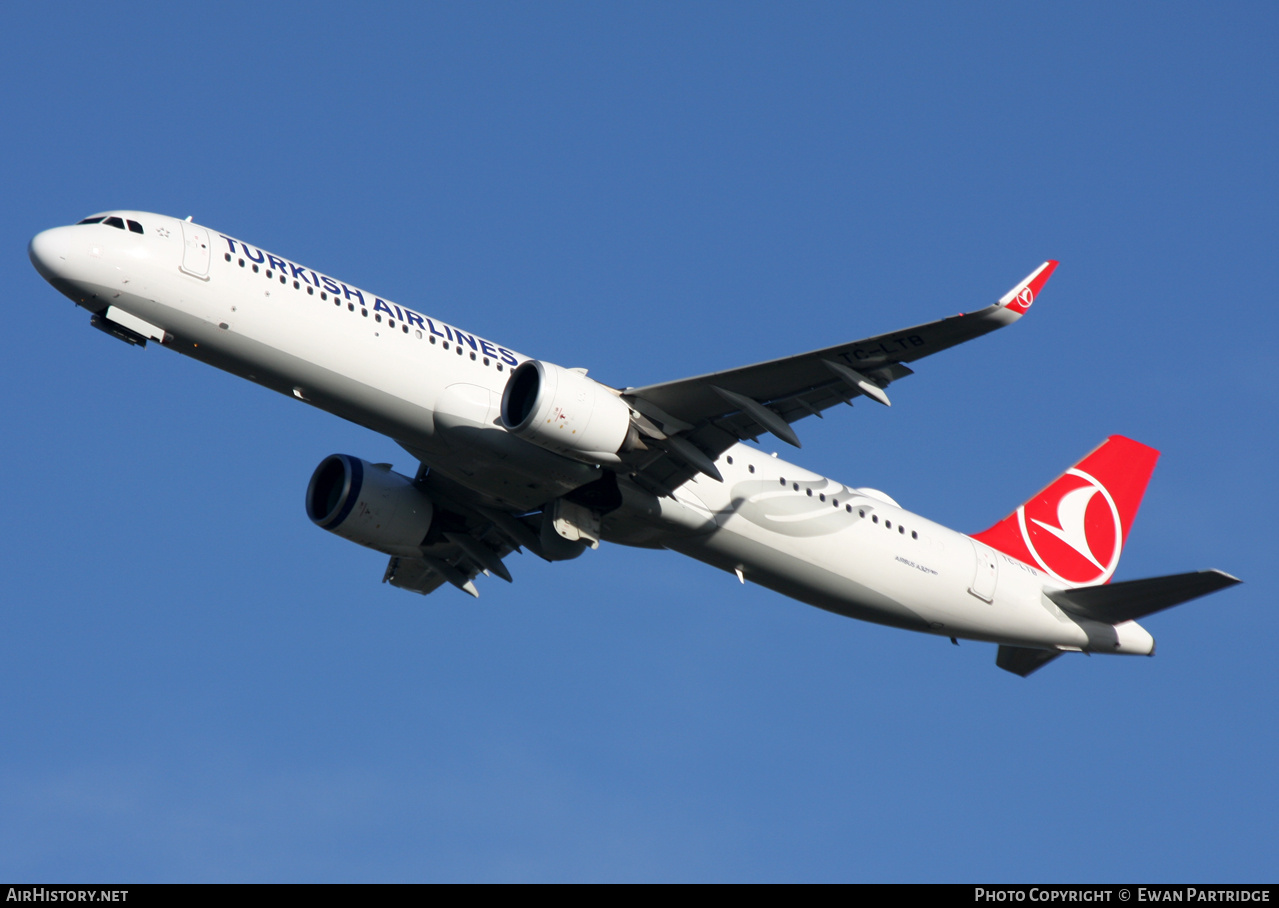 Aircraft Photo of TC-LTB | Airbus A321-271NX | Turkish Airlines | AirHistory.net #755980