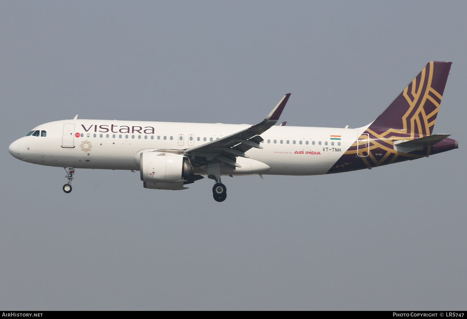 Aircraft Photo of VT-TNH | Airbus A320-251N | Vistara | AirHistory.net #755989