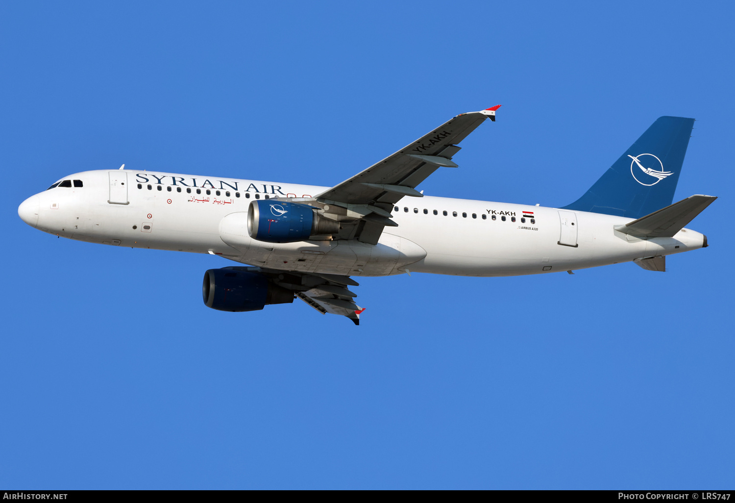 Aircraft Photo of YK-AKH | Airbus A320-212 | Syrian Air | AirHistory.net #755990