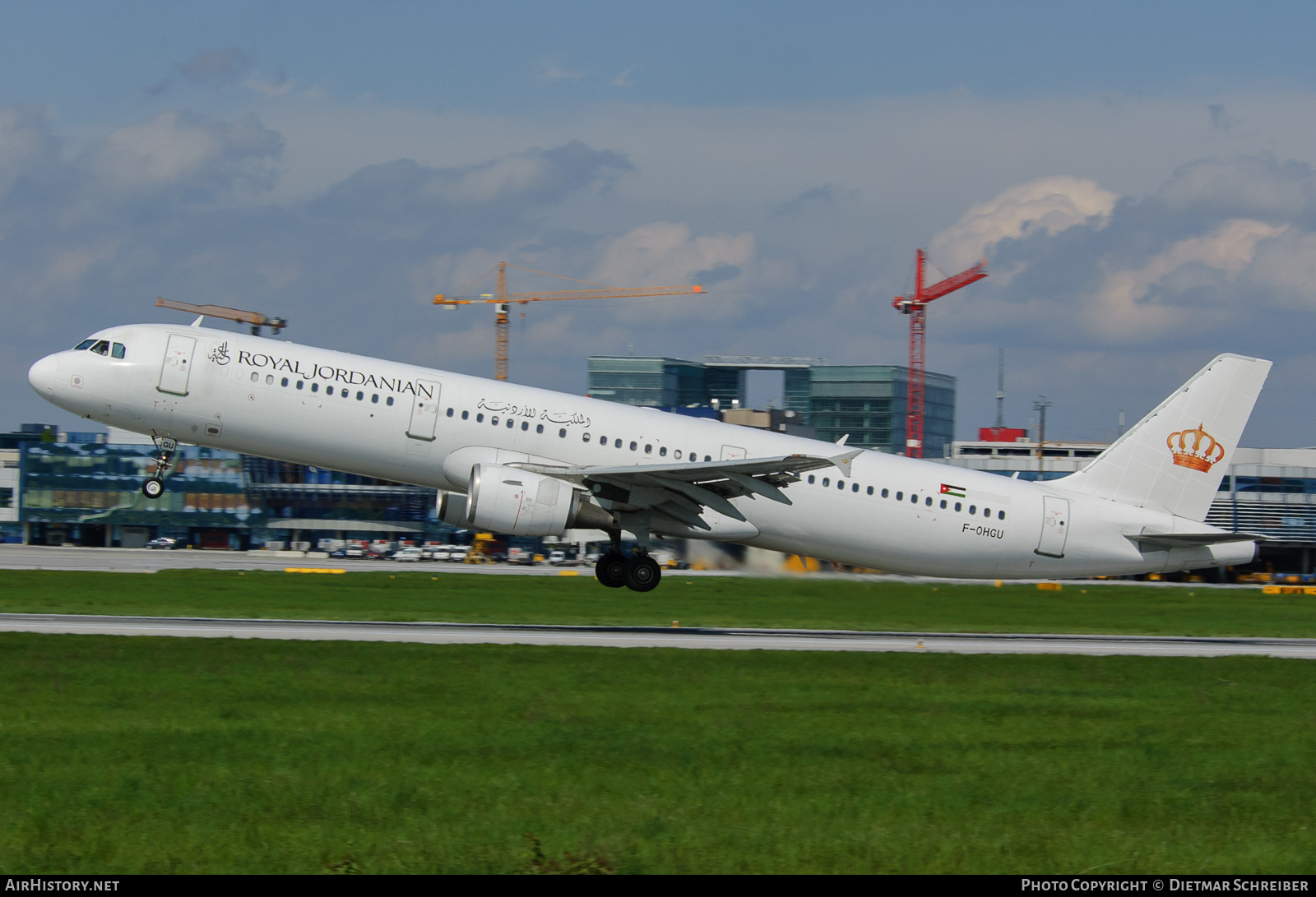Aircraft Photo of F-OHGU | Airbus A321-211 | Royal Jordanian Airlines | AirHistory.net #756085