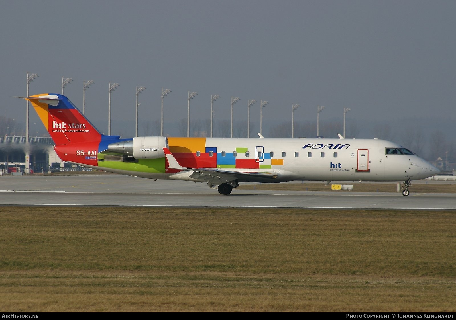 Aircraft Photo of S5-AAI | Bombardier CRJ-200LR (CL-600-2B19) | Adria Airways | AirHistory.net #756108