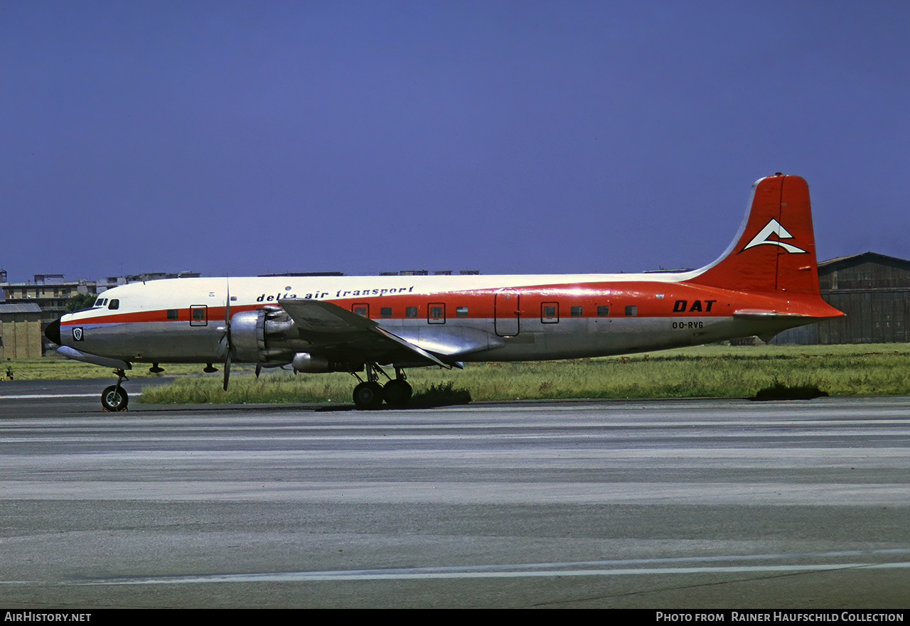 Aircraft Photo of OO-RVG | Douglas DC-6B | Delta Air Transport - DAT | AirHistory.net #756112