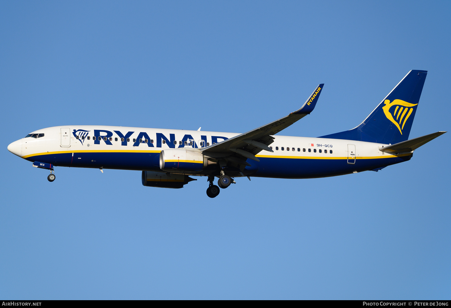 Aircraft Photo of 9H-QCQ | Boeing 737-8AS | Ryanair | AirHistory.net #756126