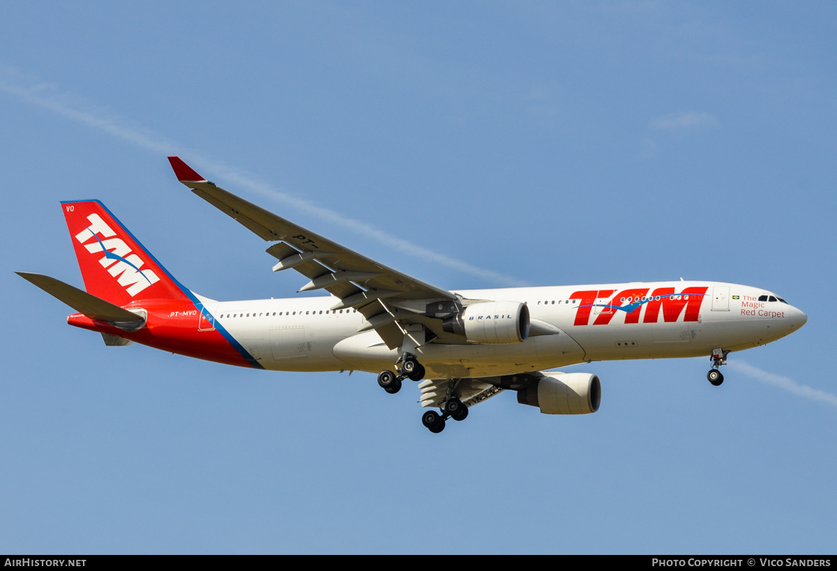 Aircraft Photo of PT-MVO | Airbus A330-223 | TAM Linhas Aéreas | AirHistory.net #756142