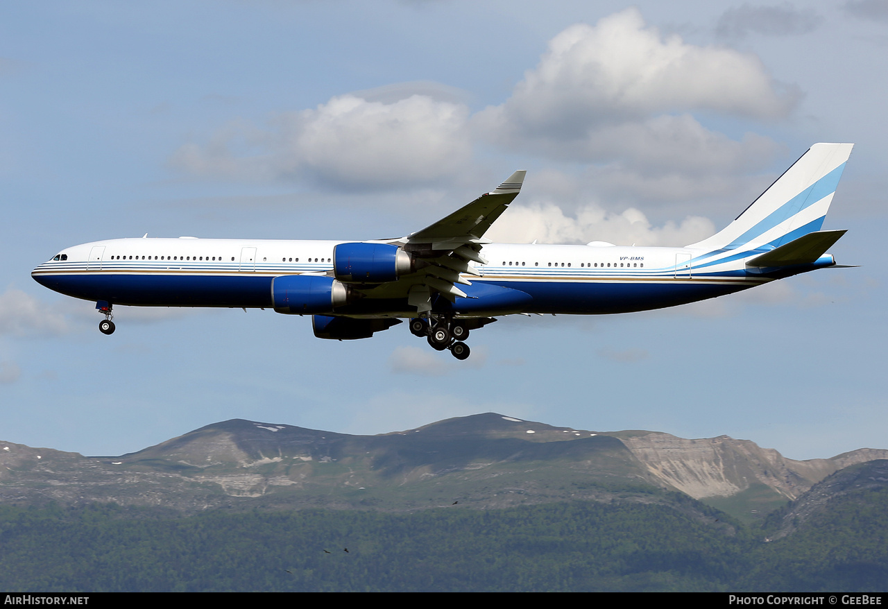 Aircraft Photo of VP-BMS | Airbus A340-541 | Las Vegas Sands | AirHistory.net #756148