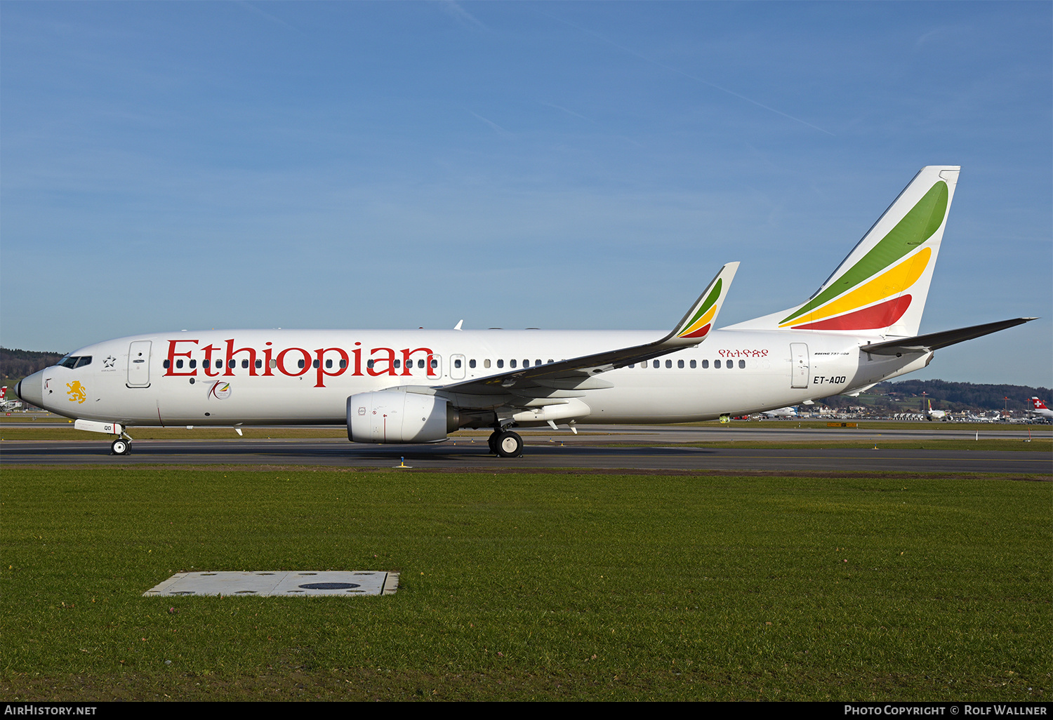 Aircraft Photo of ET-AQO | Boeing 737-860 | Ethiopian Airlines | AirHistory.net #756156