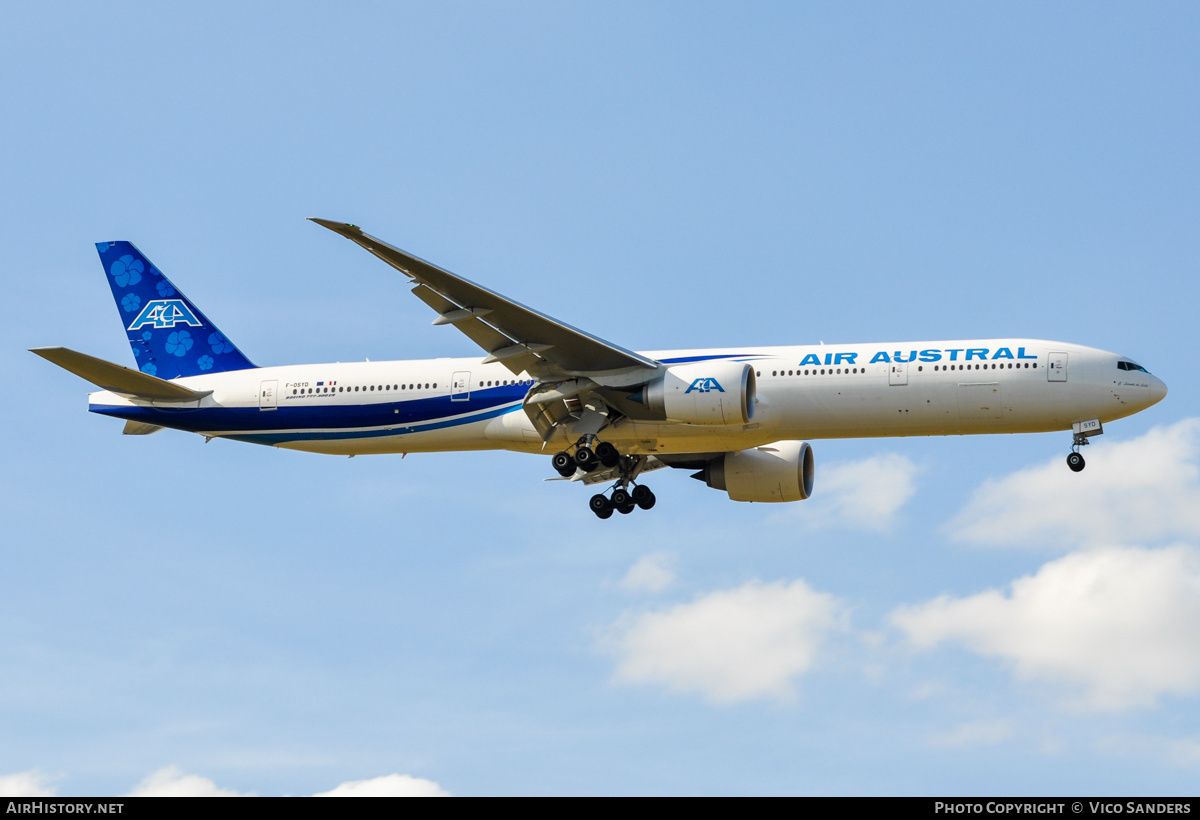 Aircraft Photo of F-OSYD | Boeing 777-3Q8/ER | Air Austral | AirHistory.net #756161
