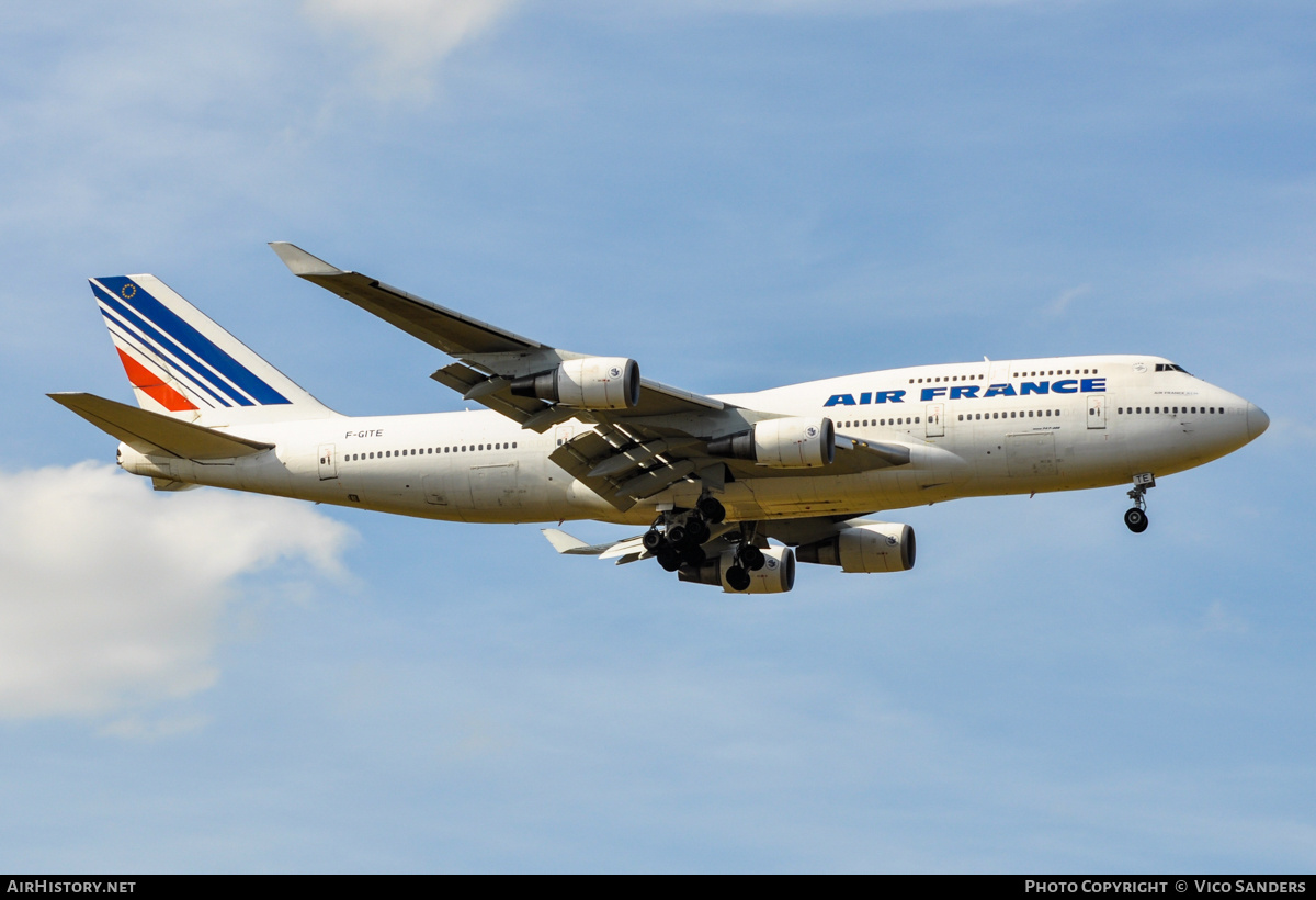 Aircraft Photo of F-GITE | Boeing 747-428 | Air France | AirHistory.net #756176