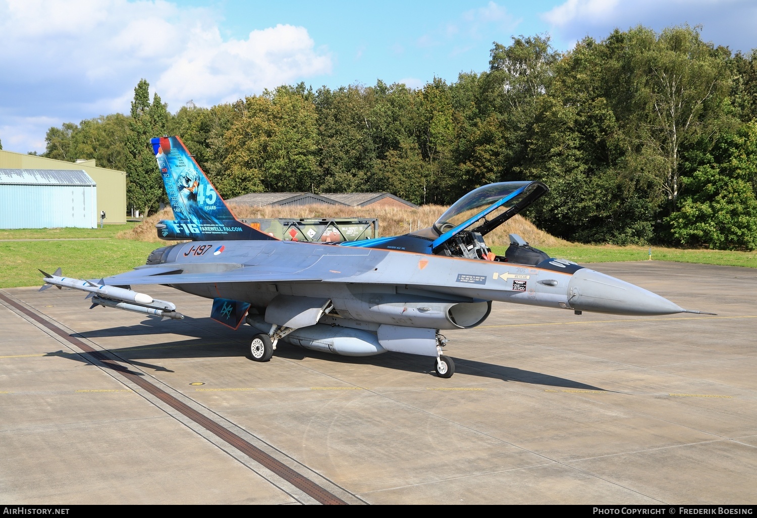 Aircraft Photo of J-197 | General Dynamics F-16AM Fighting Falcon | Netherlands - Air Force | AirHistory.net #756199