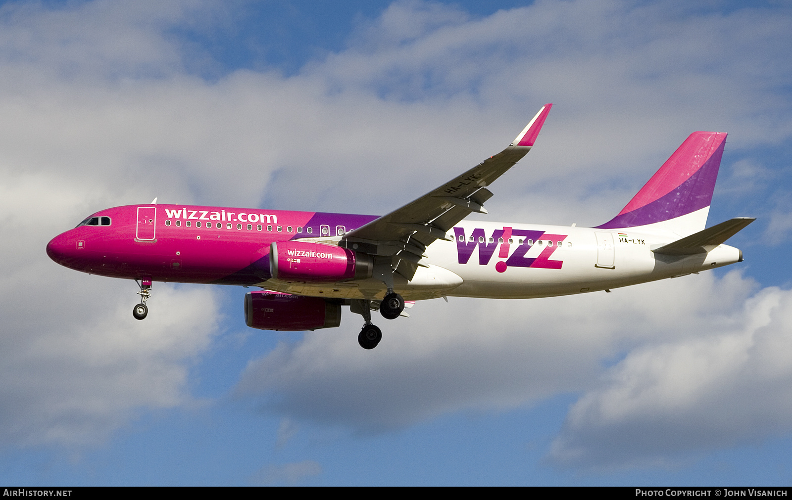 Aircraft Photo of HA-LYK | Airbus A320-232 | Wizz Air | AirHistory.net #756231