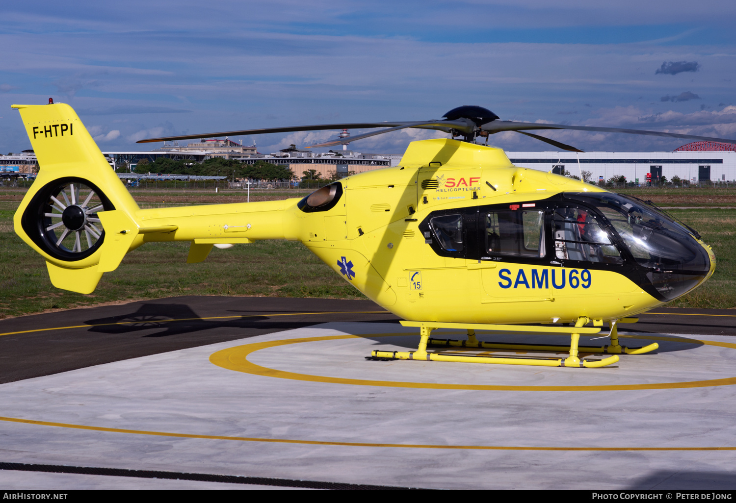 Aircraft Photo of F-HTPI | Eurocopter EC-135T-2+ | SAMU - Service d'Aide Médicale Urgente | AirHistory.net #756258