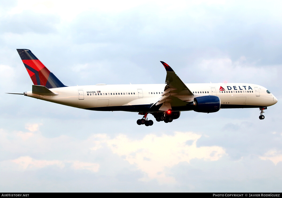 Aircraft Photo of N502DN | Airbus A350-941 | Delta Air Lines | AirHistory.net #756271