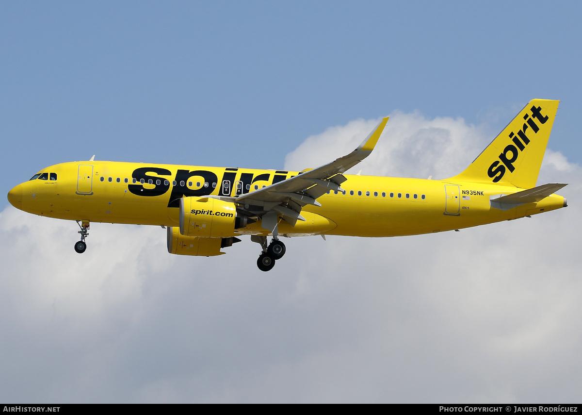 Aircraft Photo of N935NK | Airbus A320-271N | Spirit Airlines | AirHistory.net #756273