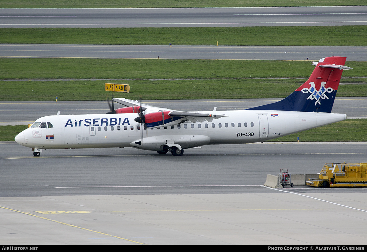 Aircraft Photo of YU-ASD | ATR ATR-72-600 (ATR-72-212A) | Air Serbia | AirHistory.net #756281