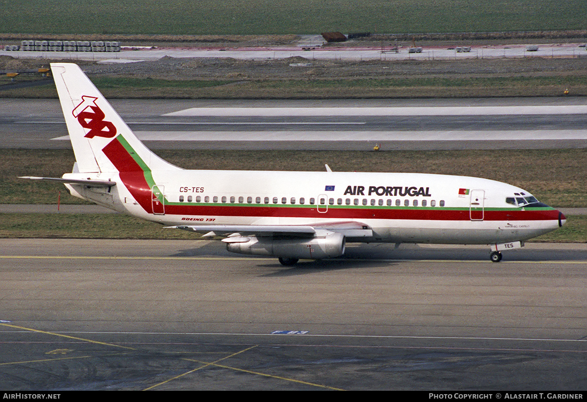 Aircraft Photo of CS-TES | Boeing 737-230/Adv | TAP Air Portugal | AirHistory.net #756288