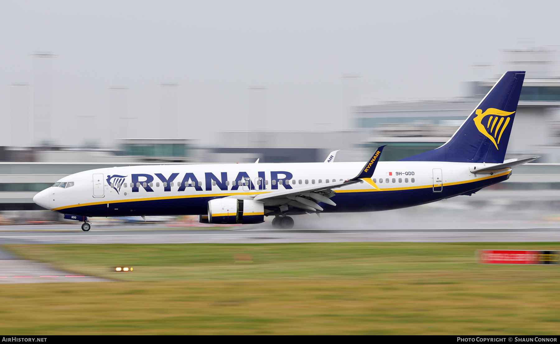 Aircraft Photo of 9H-QDD | Boeing 737-800 | Ryanair | AirHistory.net #756304