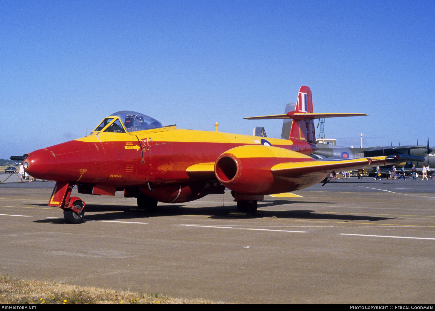 Aircraft Photo of WH453 | Gloster Meteor D16 | UK - Air Force | AirHistory.net #756315