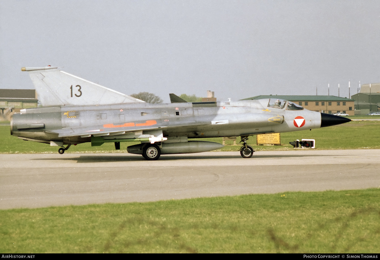 Aircraft Photo of 13 | Saab J35Oe Draken | Austria - Air Force | AirHistory.net #756317