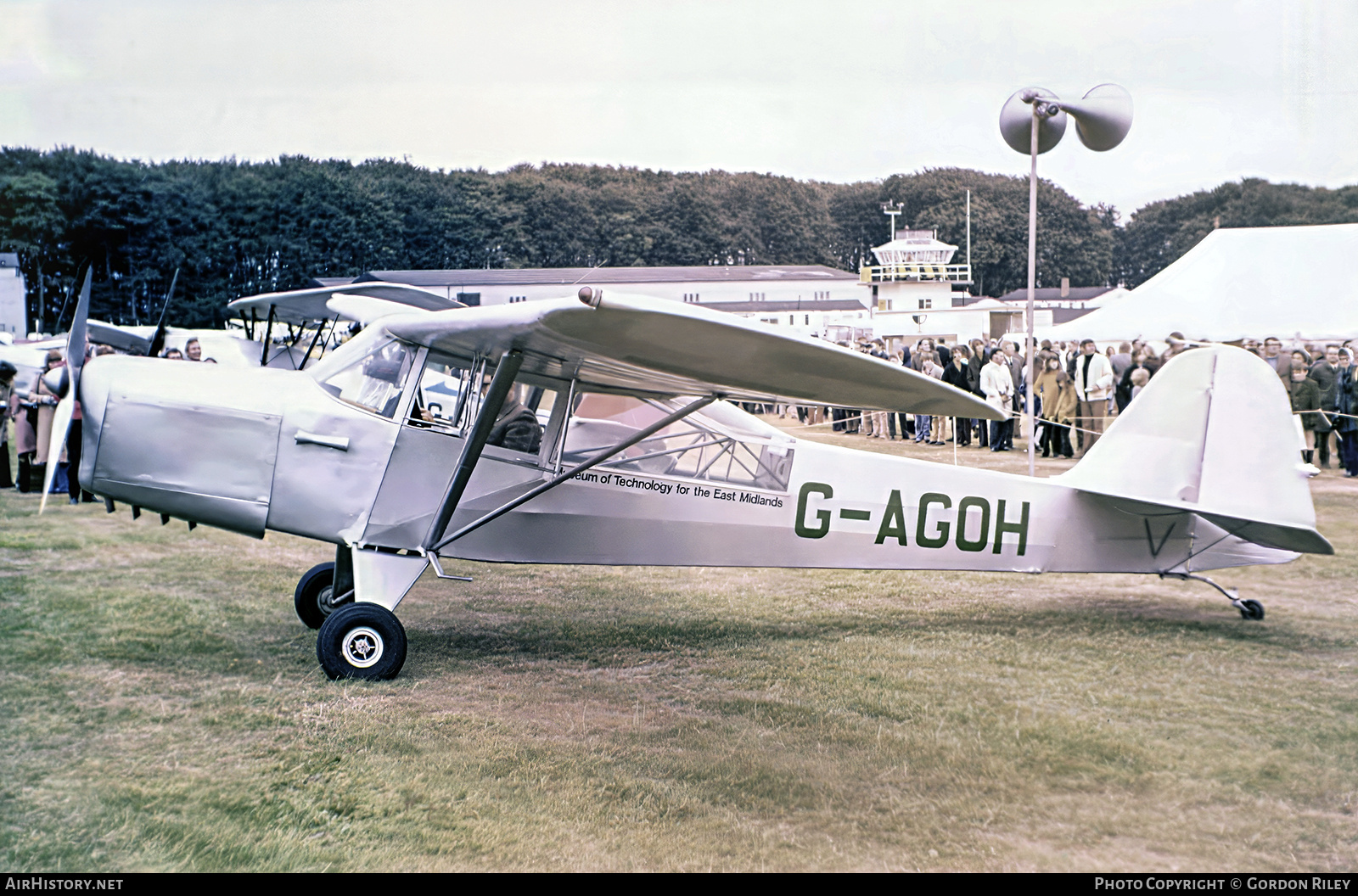 Aircraft Photo of G-AGOH | Taylorcraft J-1 Autocrat | Museum of Technology for the East Midlands | AirHistory.net #756337
