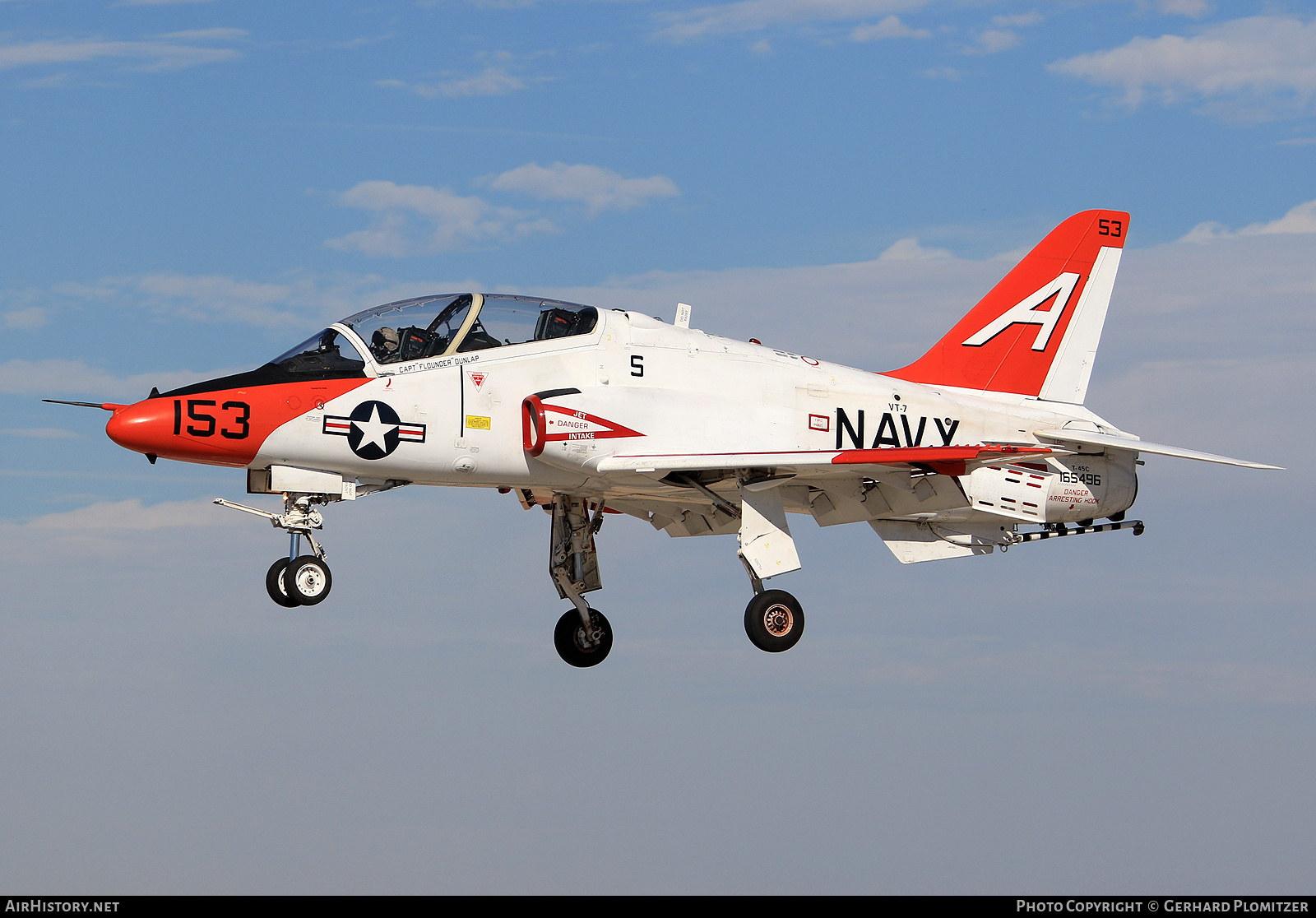 Aircraft Photo of 165496 | Boeing T-45C Goshawk | USA - Navy | AirHistory.net #756361