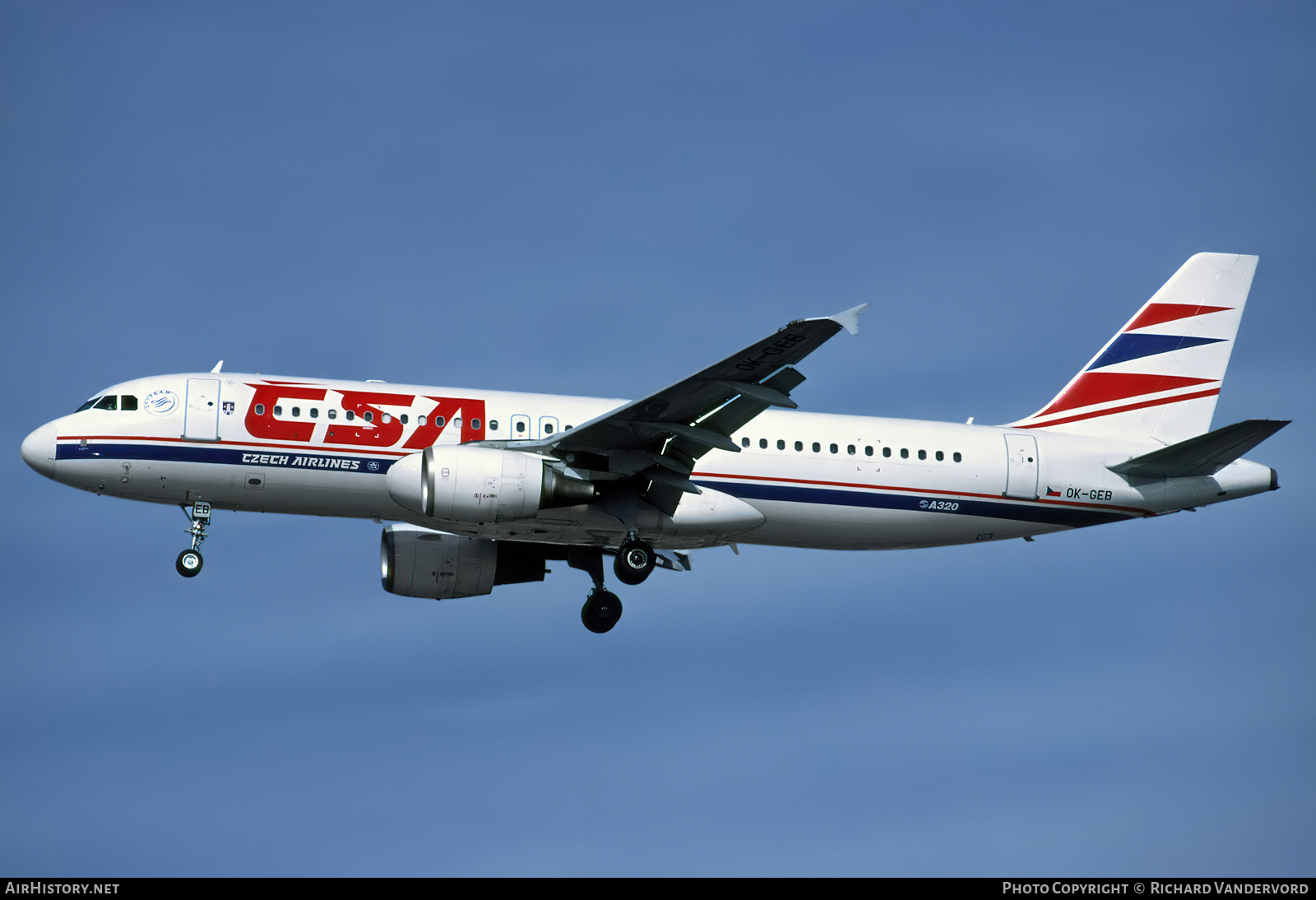 Aircraft Photo of OK-GEB | Airbus A320-214 | ČSA - Czech Airlines | AirHistory.net #756366