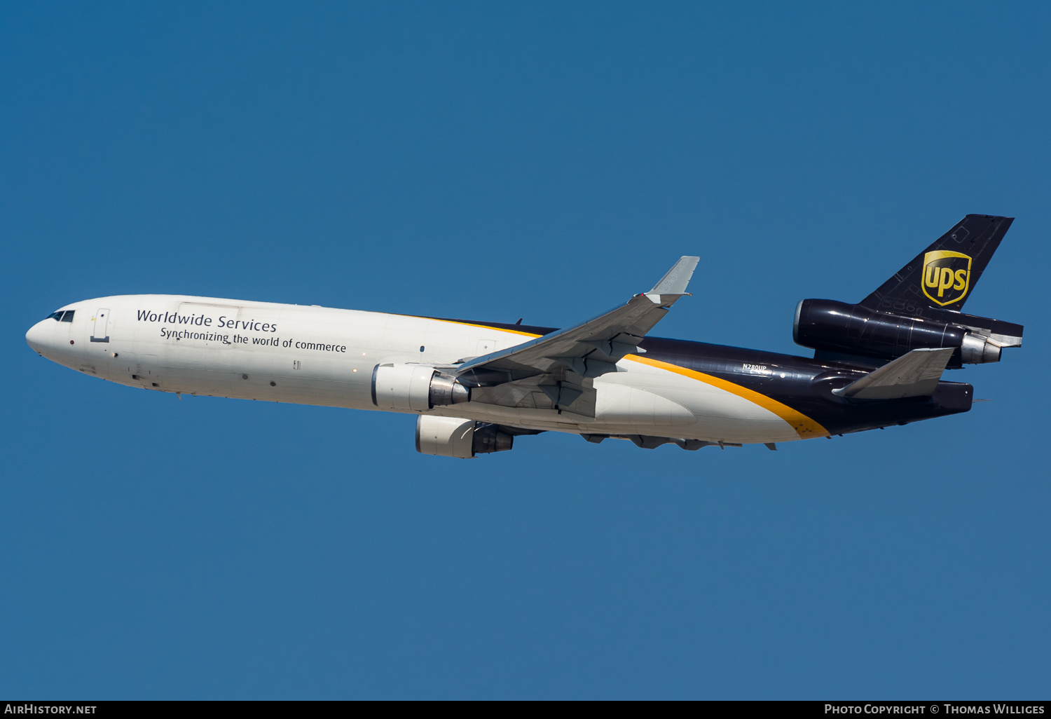 Aircraft Photo of N280UP | McDonnell Douglas MD-11CF | United Parcel Service - UPS | AirHistory.net #756368
