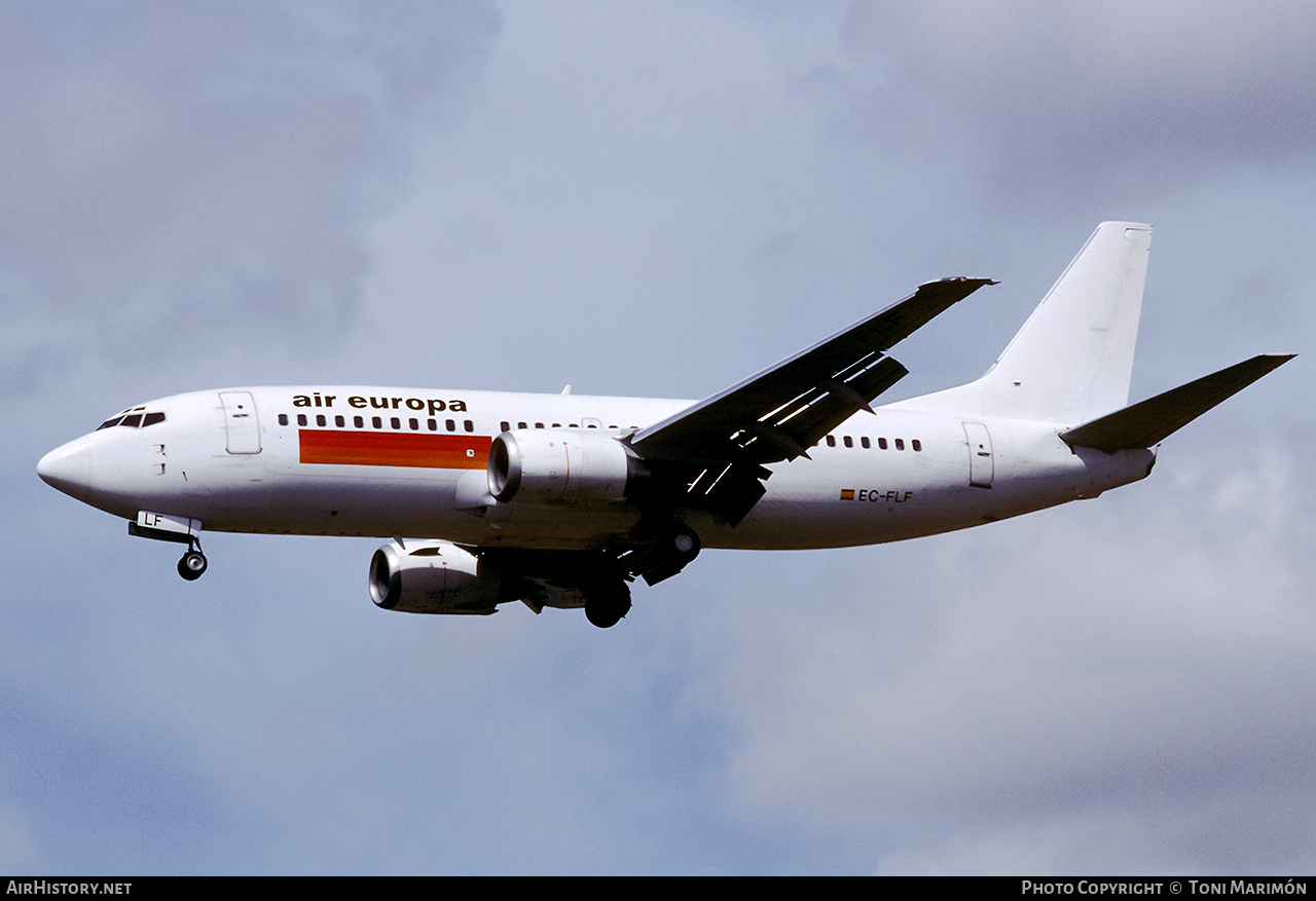 Aircraft Photo of EC-FLF | Boeing 737-36E | Air Europa | AirHistory.net #756382