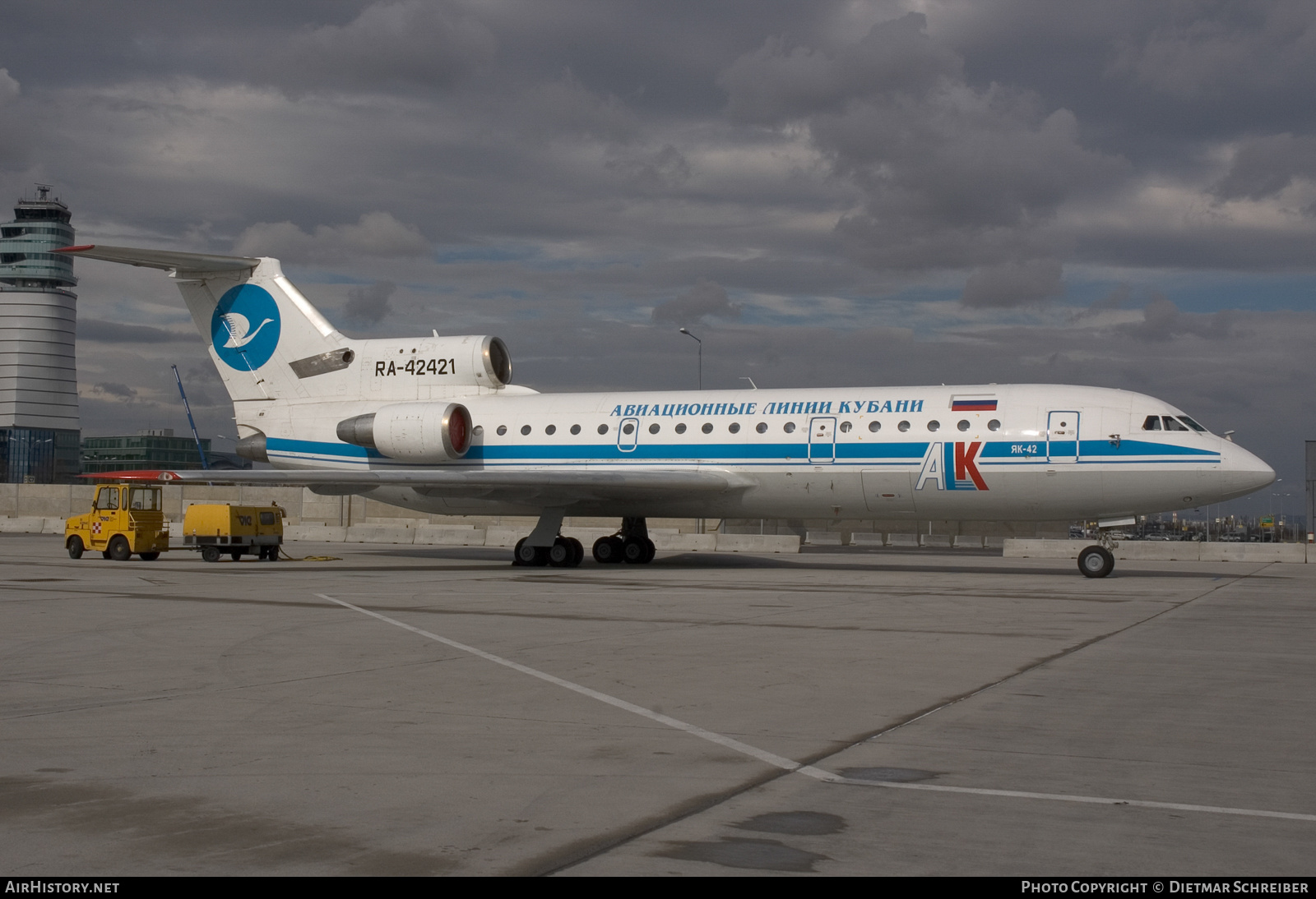 Aircraft Photo of RA-42421 | Yakovlev Yak-42D | Kuban Airlines - ALK | AirHistory.net #756390