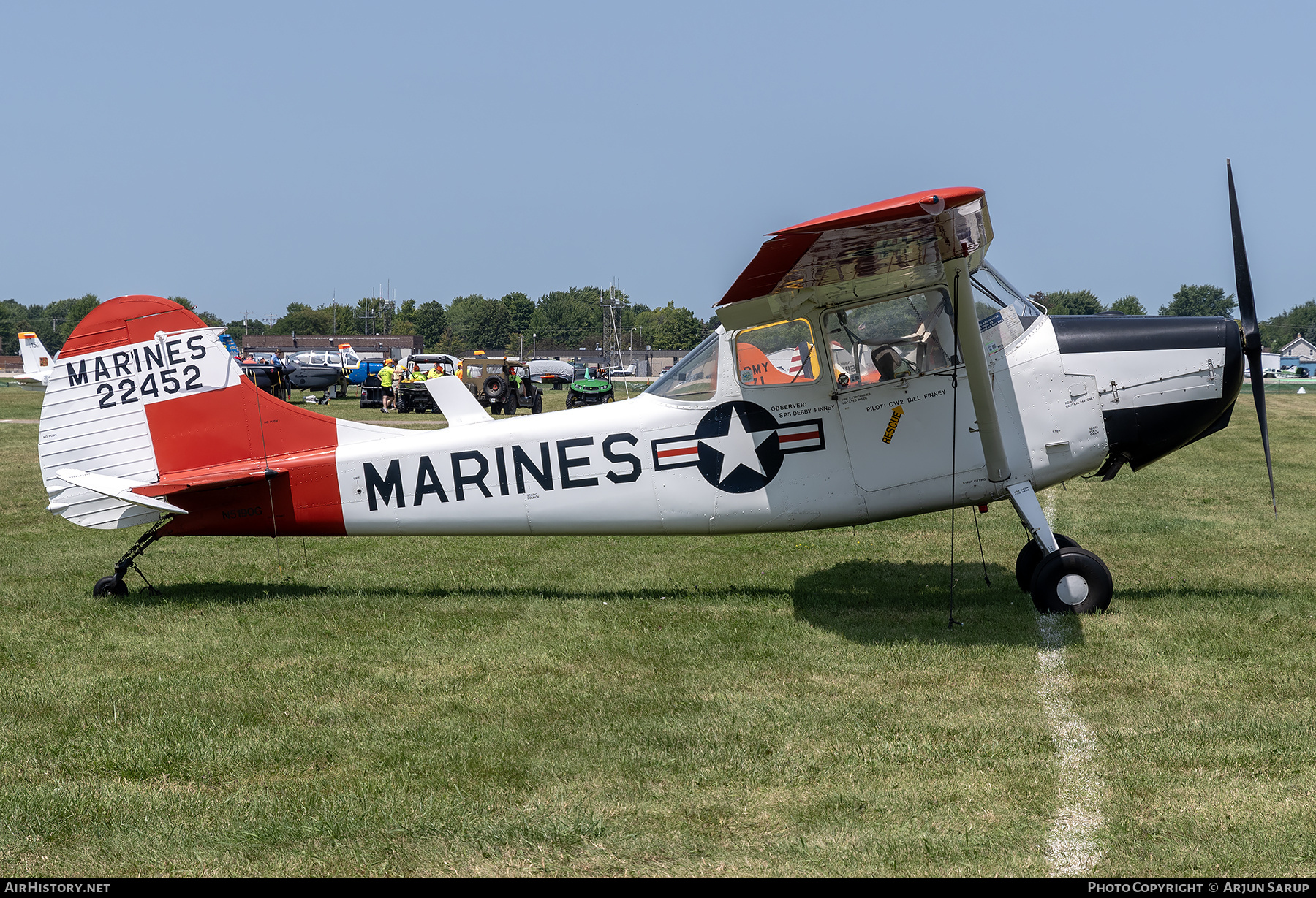 Aircraft Photo of N5190G / 22452 | Cessna O-1D Bird Dog | USA - Marines | AirHistory.net #756399