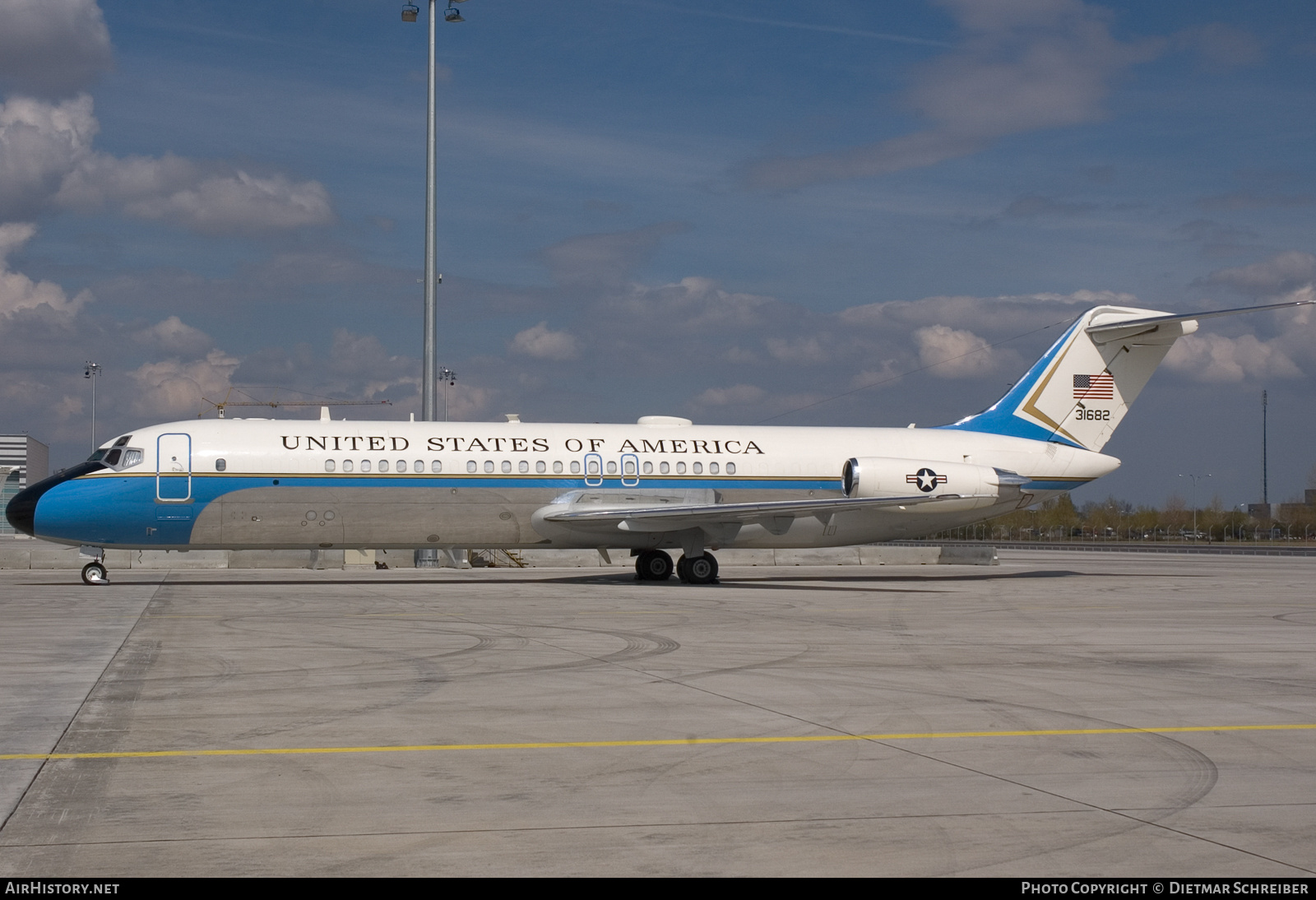 Aircraft Photo of 73-1682 / 31682 | McDonnell Douglas VC-9C | USA - Air Force | AirHistory.net #756401