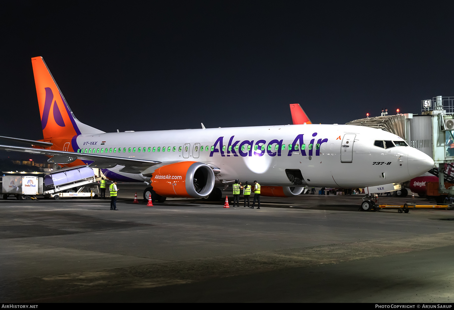 Aircraft Photo of VT-YAX | Boeing 737-8 Max 8 | Akasa Air | AirHistory.net #756419