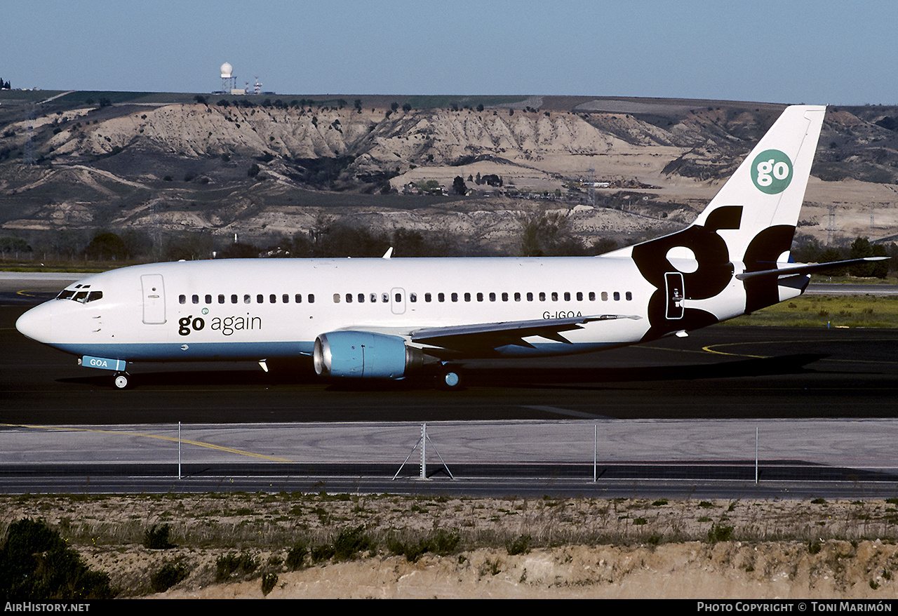 Aircraft Photo of G-IGOA | Boeing 737-3Y0 | Go Fly | AirHistory.net #756422