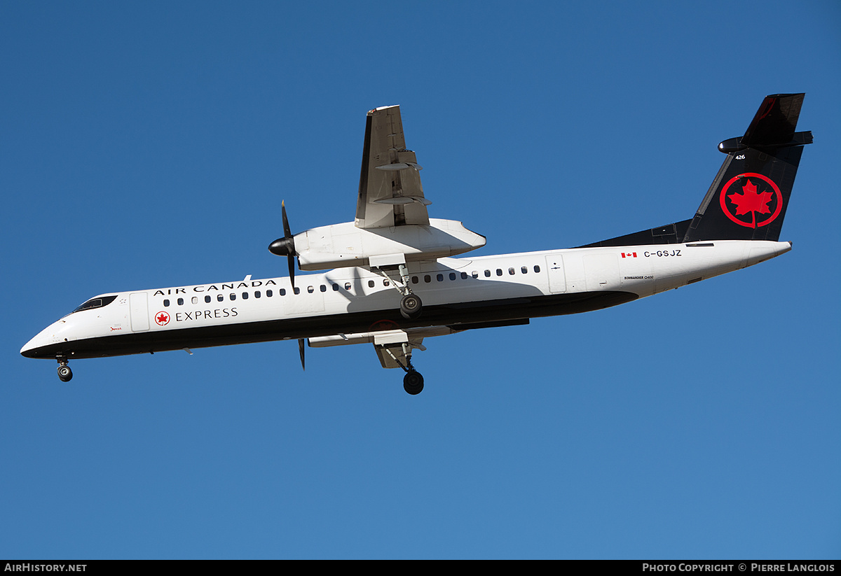 Aircraft Photo of C-GSJZ | Bombardier DHC-8-402 Dash 8 | Air Canada Express | AirHistory.net #756429
