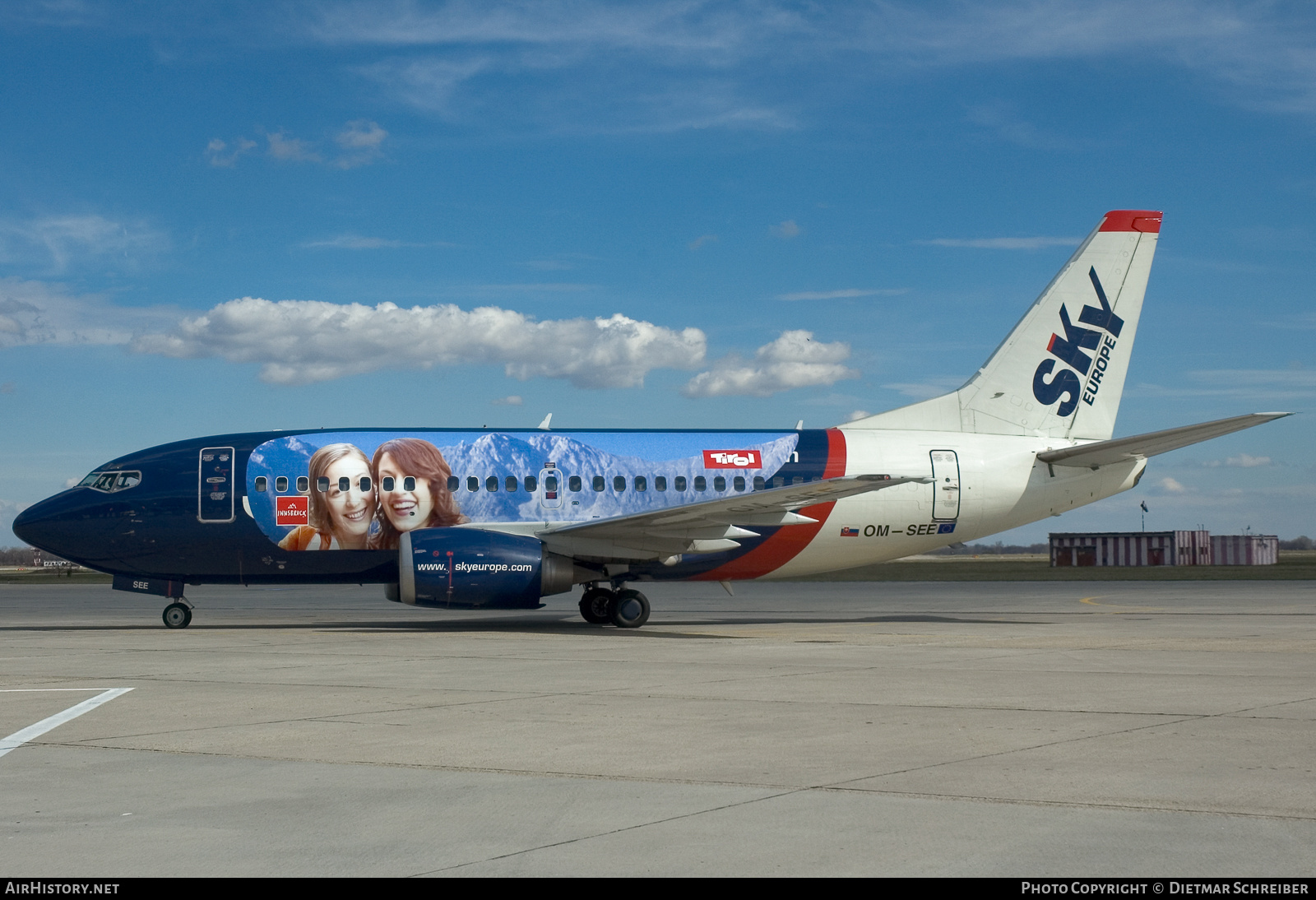 Aircraft Photo of OM-SEE | Boeing 737-53C | SkyEurope Airlines | AirHistory.net #756430