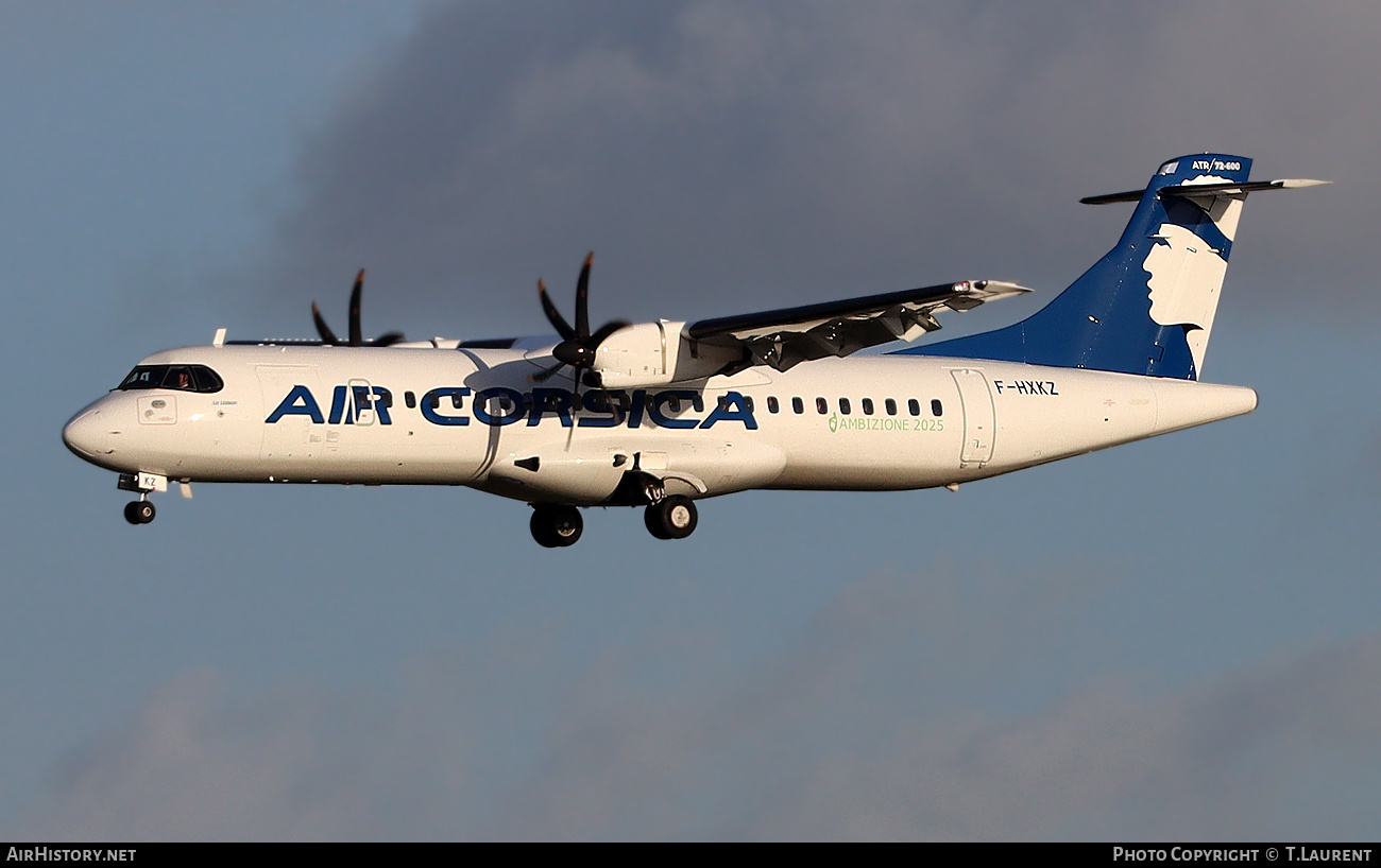 Aircraft Photo of F-HXKZ | ATR ATR-72-600 (ATR-72-212A) | Air Corsica | AirHistory.net #756439