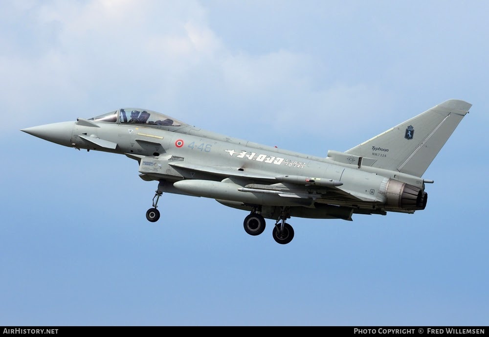 Aircraft Photo of MM7326 | Eurofighter EF-2000 Typhoon S | Italy - Air Force | AirHistory.net #756442