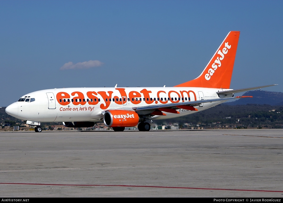 Aircraft Photo of G-EZJW | Boeing 737-73V | EasyJet | AirHistory.net #756452