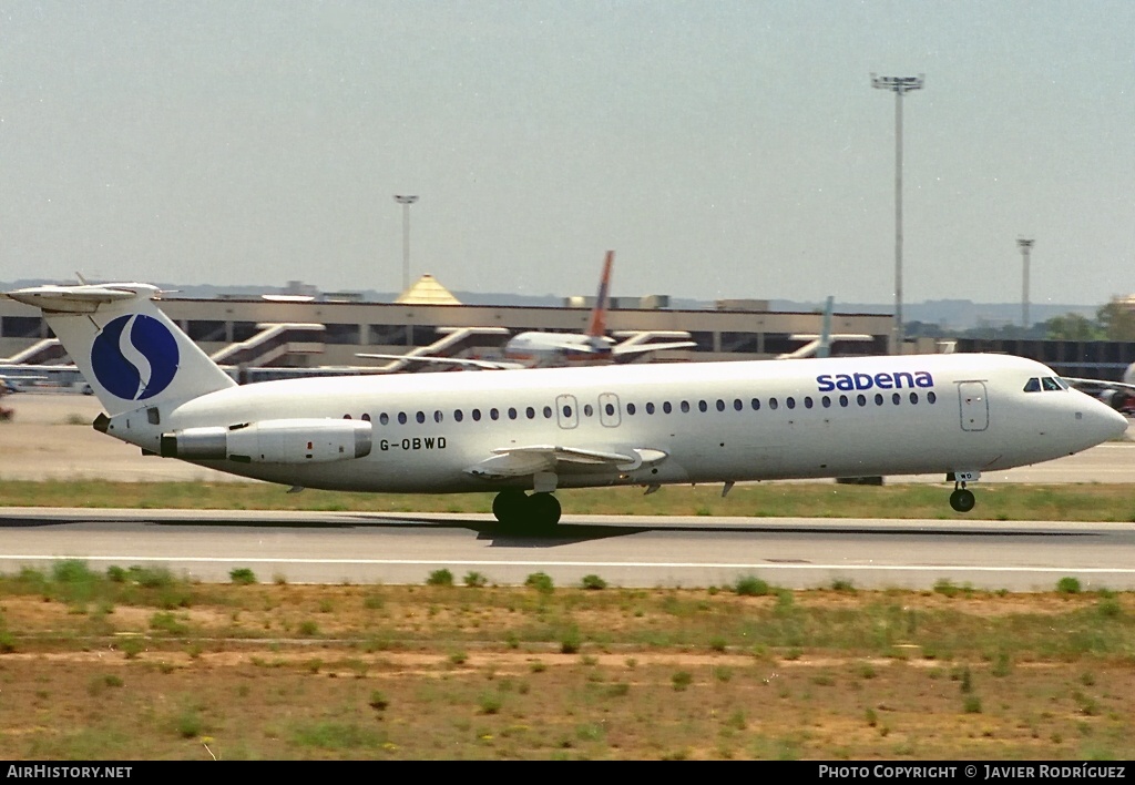 Aircraft Photo of G-OBWD | BAC 111-518FG One-Eleven | Sabena | AirHistory.net #756459