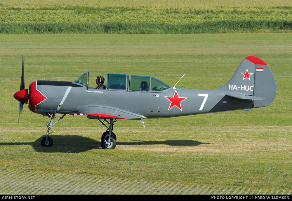 Aircraft Photo of HA-HUC | Yakovlev Yak-52 | Soviet Union - DOSAAF | AirHistory.net #756472