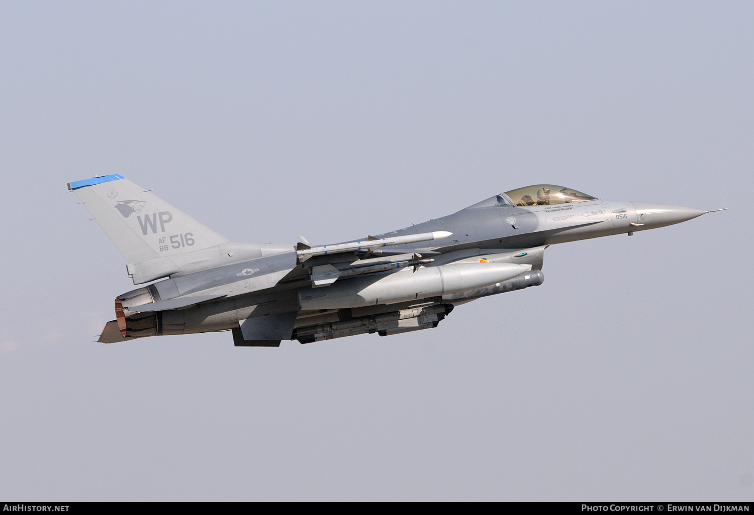 Aircraft Photo of 88-0516 / AF88-516 | General Dynamics F-16CM Fighting Falcon | USA - Air Force | AirHistory.net #756489