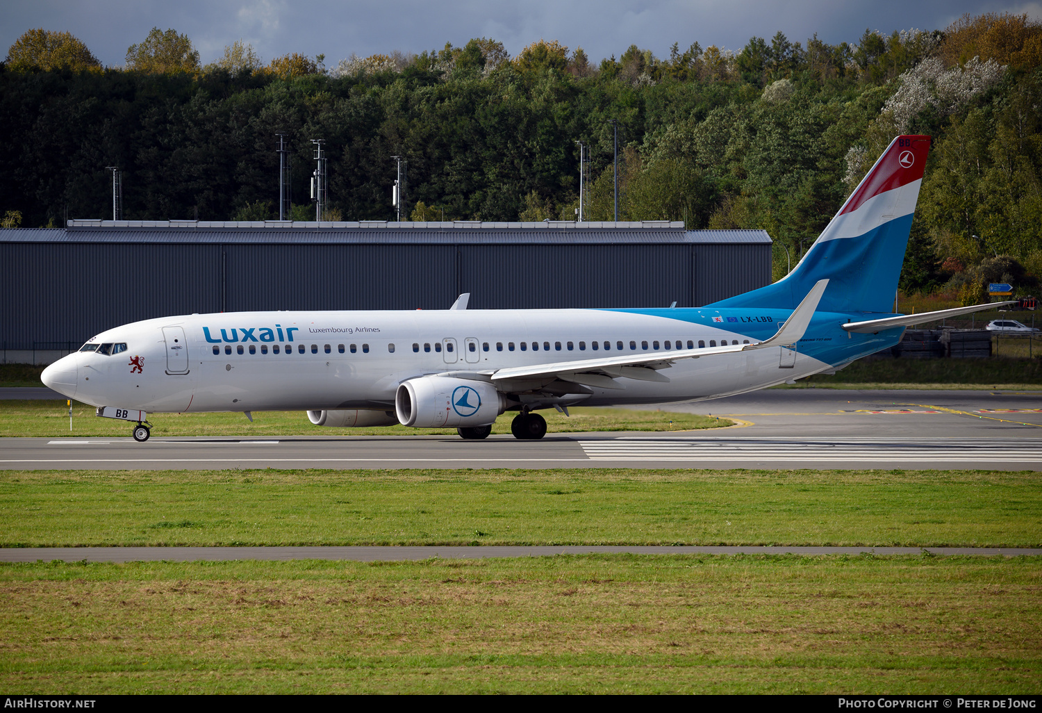 Aircraft Photo of LX-LBB | Boeing 737-86J | Luxair | AirHistory.net #756500