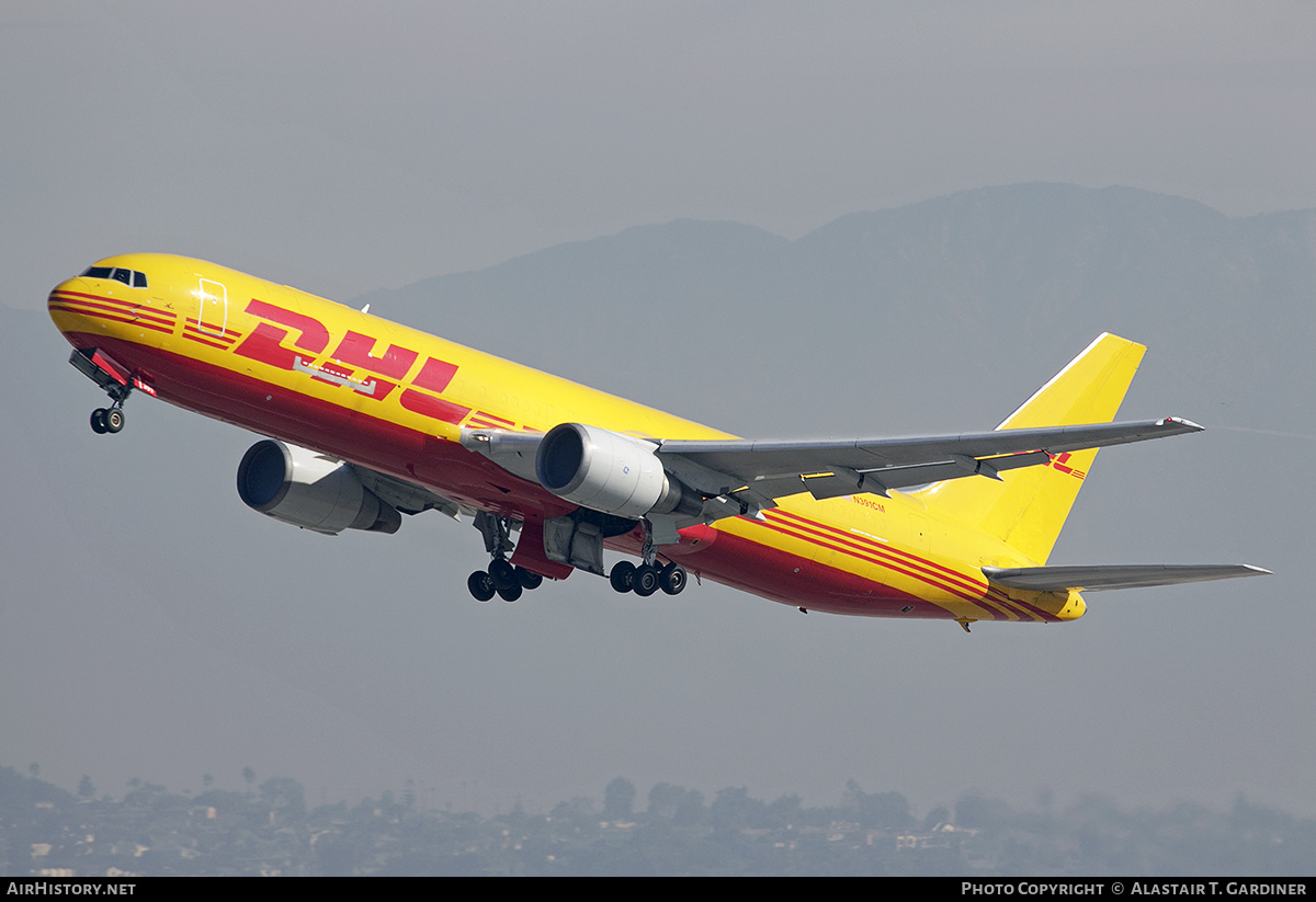 Aircraft Photo of N391CM | Boeing 767-381/ER(BDSF) | DHL International | AirHistory.net #756508
