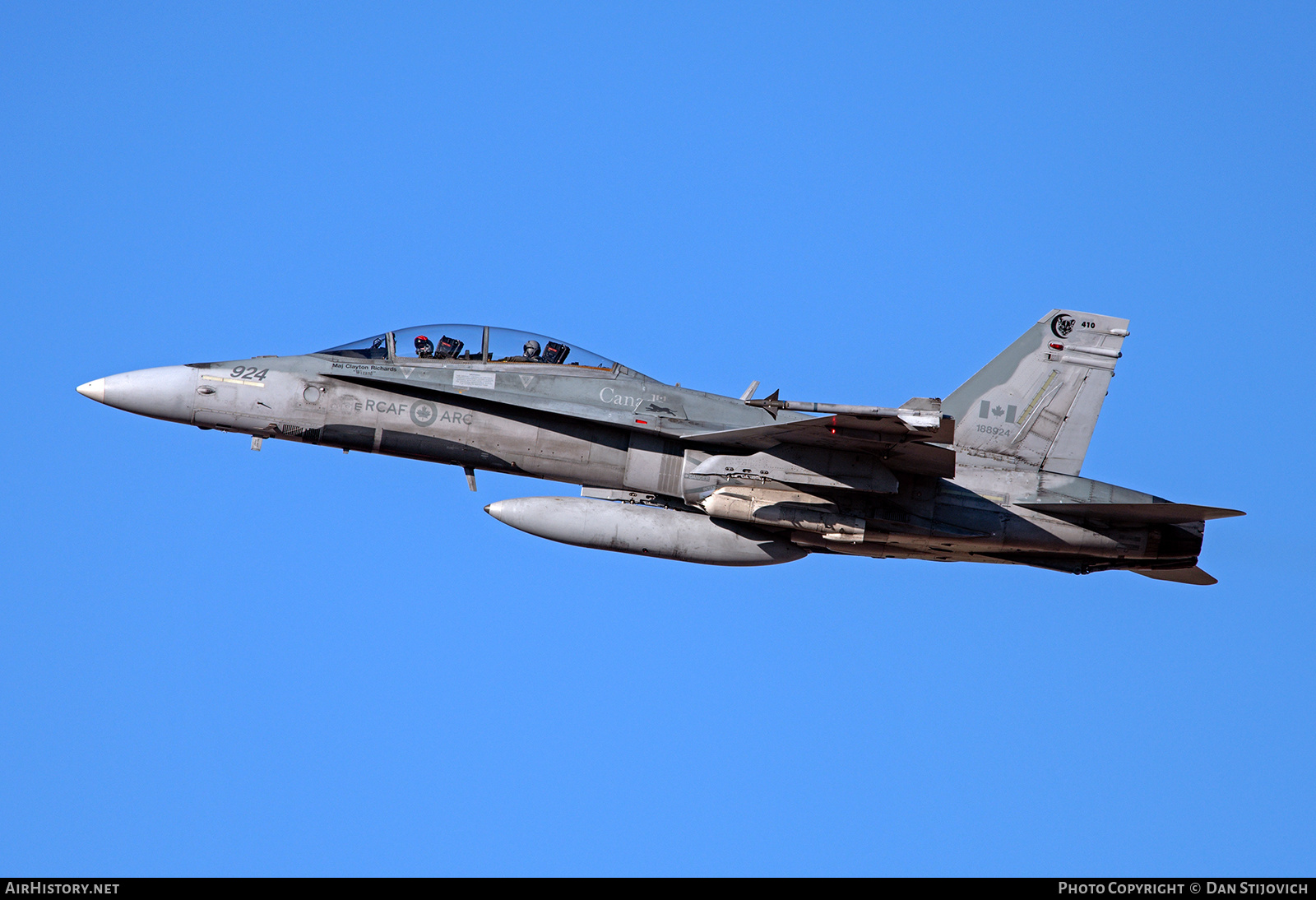 Aircraft Photo of 188924 | McDonnell Douglas CF-188B Hornet | Canada - Air Force | AirHistory.net #756512