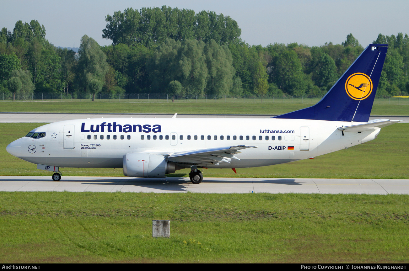 Aircraft Photo of D-ABIP | Boeing 737-530 | Lufthansa | AirHistory.net #756525