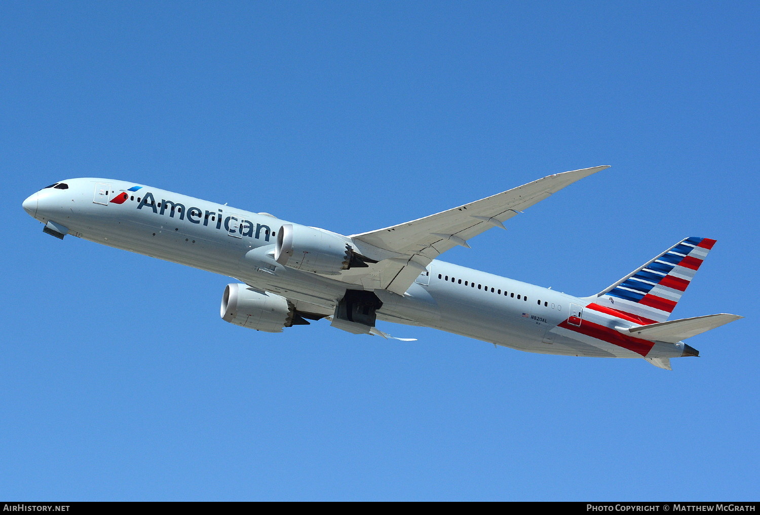Aircraft Photo of N820AL | Boeing 787-9 Dreamliner | American Airlines | AirHistory.net #756535