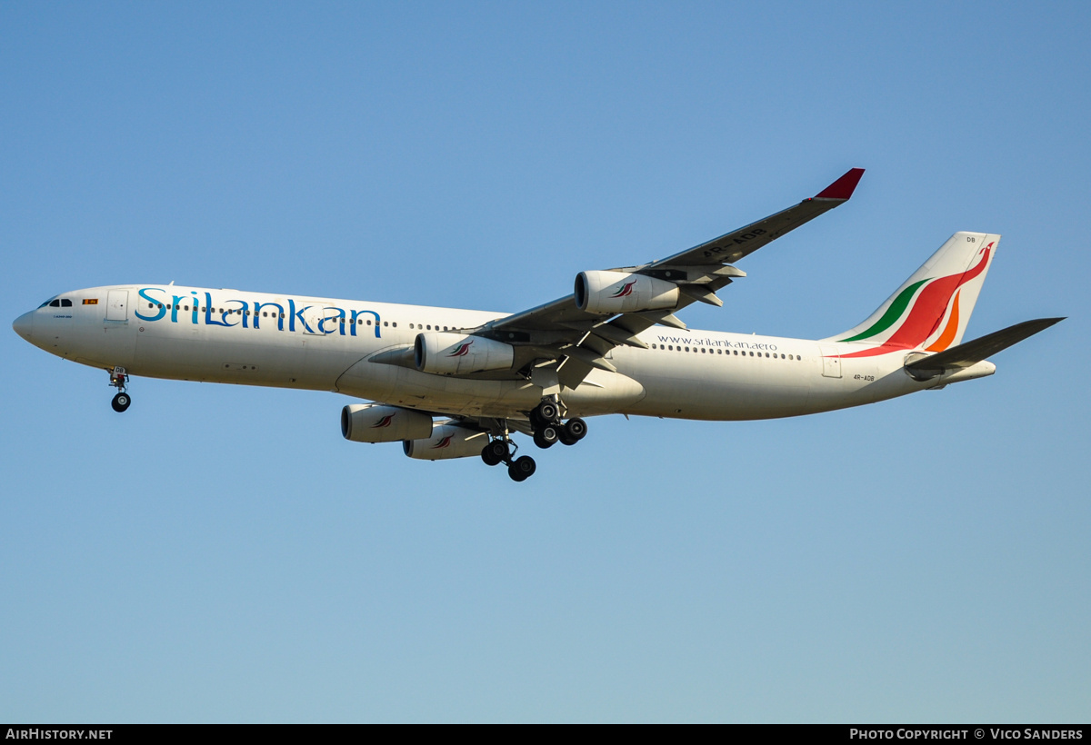 Aircraft Photo of 4R-ADB | Airbus A340-311 | SriLankan Airlines | AirHistory.net #756605