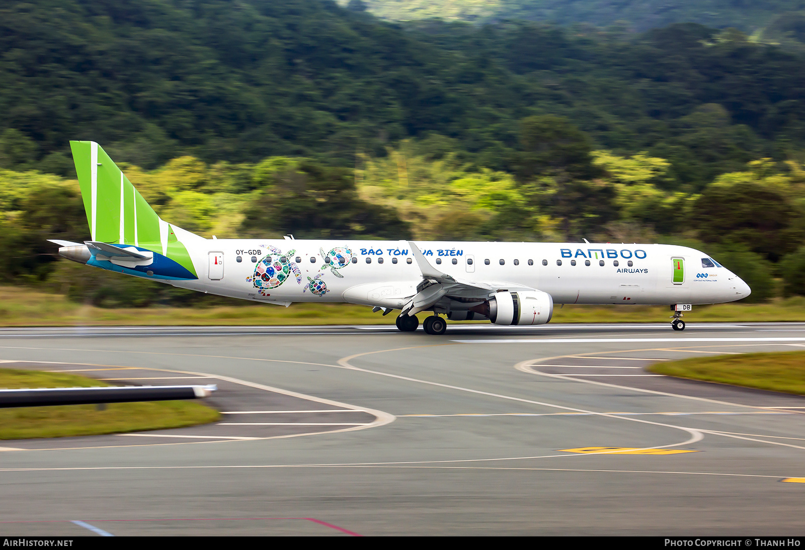 Aircraft Photo of OY-GDB | Embraer 195LR (ERJ-190-200LR) | Bamboo Airways | AirHistory.net #756669