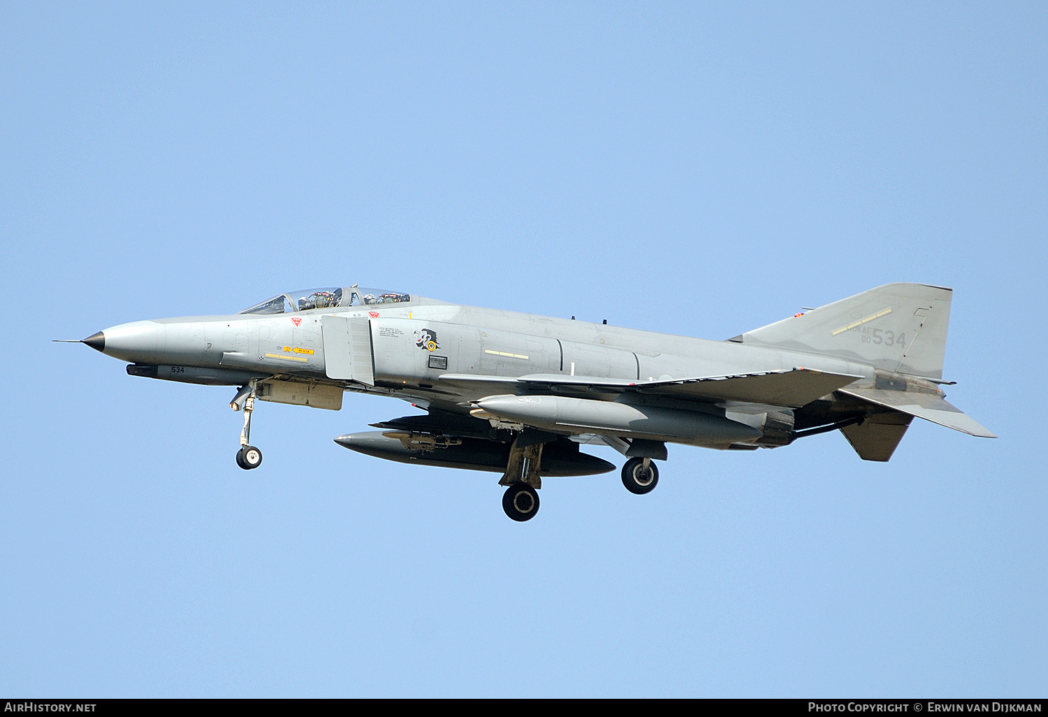 Aircraft Photo of 80-534 | McDonnell Douglas F-4E Phantom II | South Korea - Air Force | AirHistory.net #756685